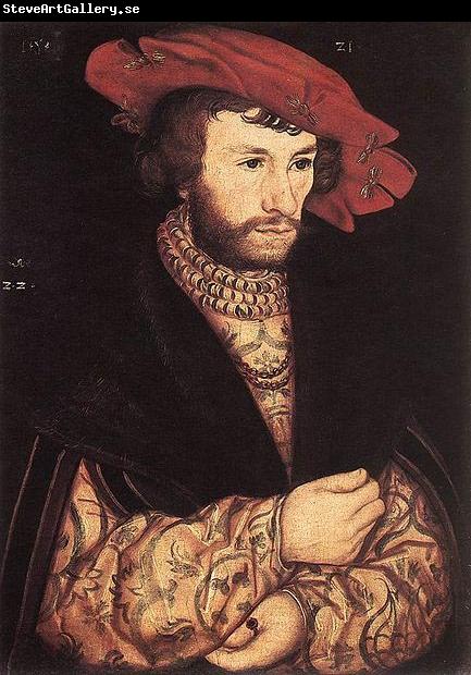 Lucas Cranach Portrait of a Young Man